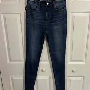 American Eagle Outfitters Women's Dark Blue Jeans